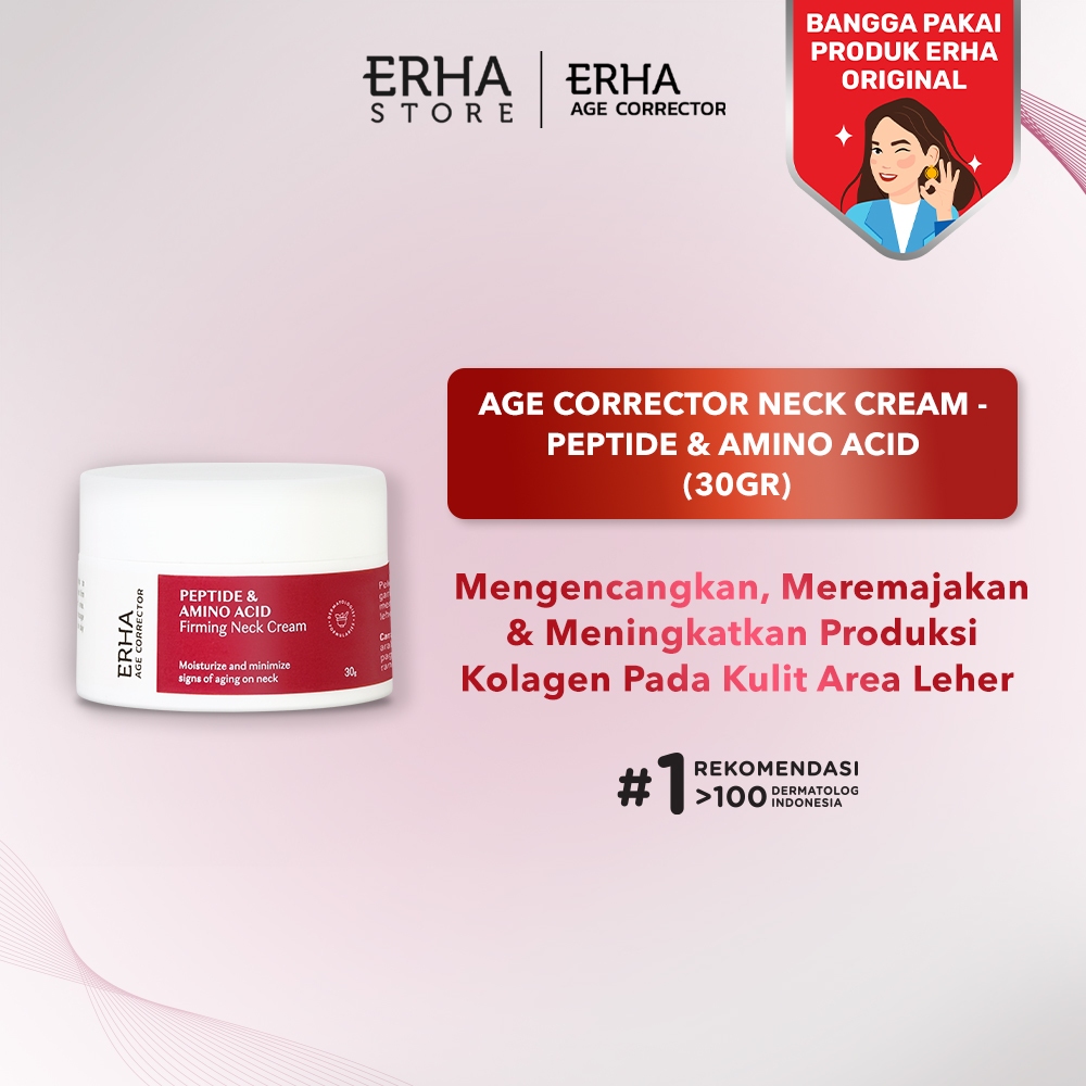 ERHA Age Corrector Firming Neck Cream 30g - Krim Leher