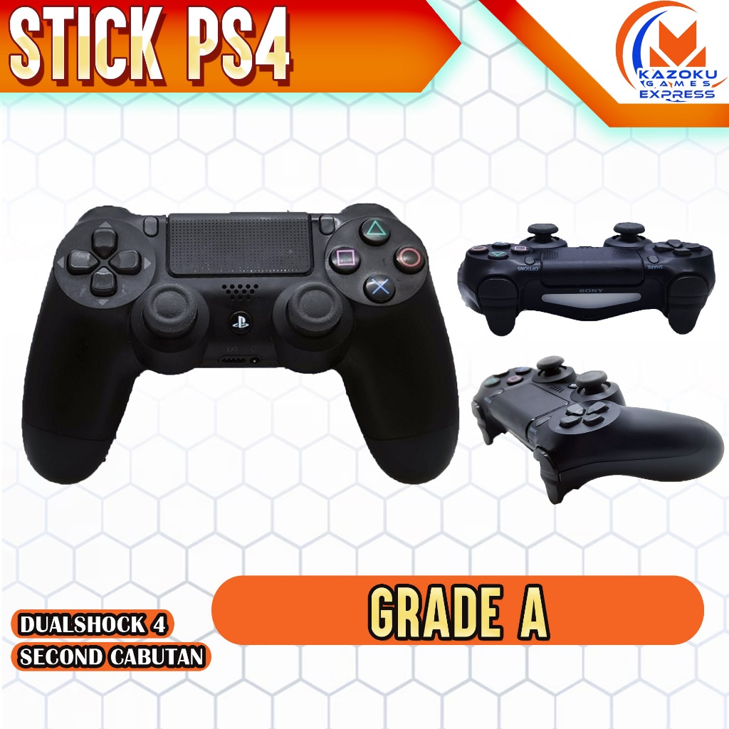Stick PS4 Second Original Mesin Stick Playstation Garansi 1 Bulan  PS 4  OM Wireless Controller ORI 