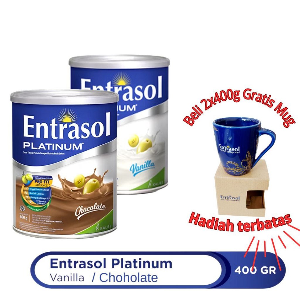 

ENTRASOL PLATINUM CHOCOLATE / Vanilla 400 G