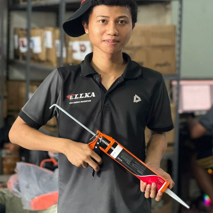 Alat tembak lem kaca botol seng paket + lem kaca botol murah /lem kaca sealant + tembak lem kaca sil