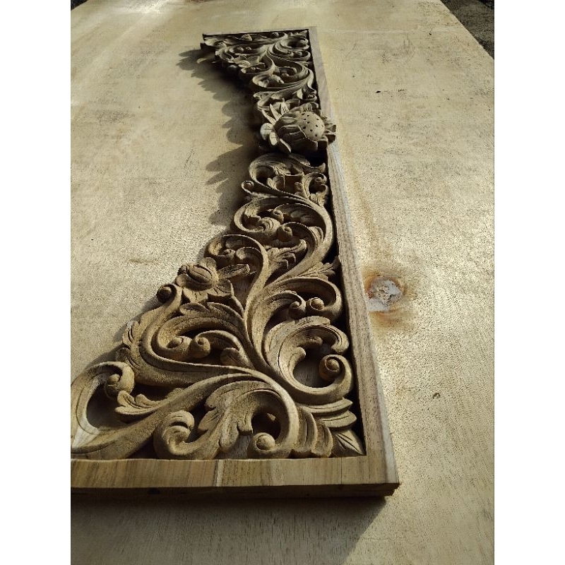 gapuro pintu ukir kayu jati | gapuro pintu ukir 120cm