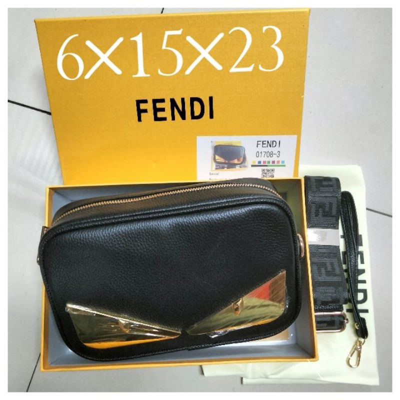 TAS SELEMPANG FENDI'  SLING BAG BODY TAS KULIT