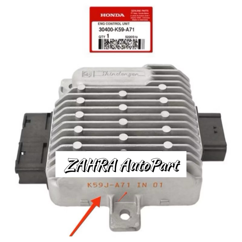 ECU ECM ENG CONTROL UNIT VARIO LED 150 NEW 30400-K59-A71 tahun 2018-2022 Original