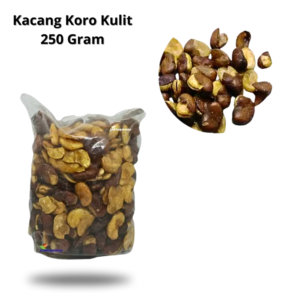 

Kacang Koro Kulit Asin Gurih 250 Gram Cemilan kacang kacangan