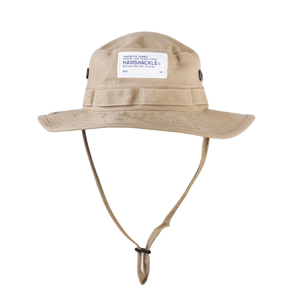 HAMSHACKLE - JUNGLE HUNTING HAT TOPI RIMBA OUTDOOR | CREAM
