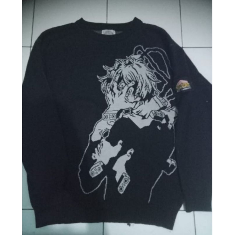 W.ESSENTIÈLS X FTH X My Hero Academia Tomura Shigaraki Oversized Knit.