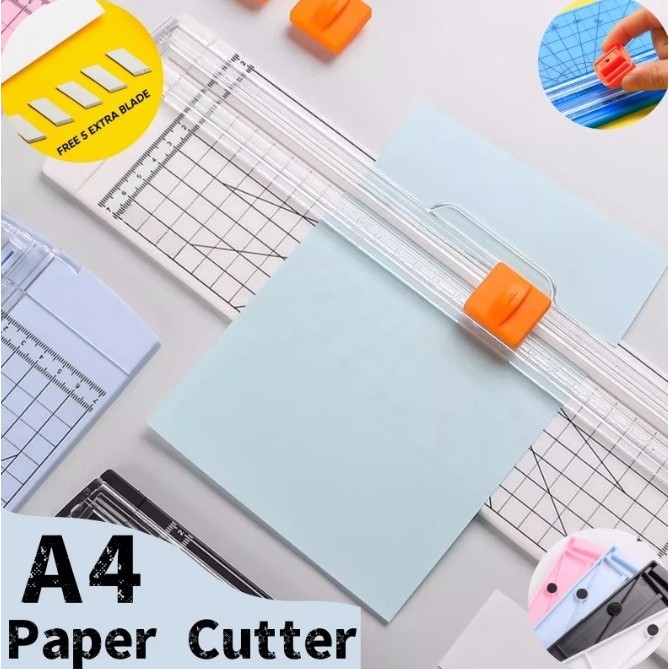 

PEMOTONG KERTAS HVS A4 / PAPER CUTTER A5 / PAPER TRIMMER / CUTTING MAT