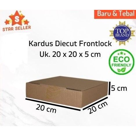 

Kardus Box Kartoon Kotak Dus Packing 20x20x5 Cm