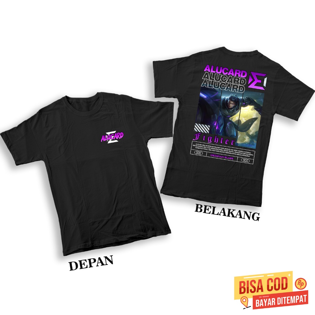 Kaos Mobile Legends Anak - Fashion Terbaru Anak - Baju Hero Alucard Legend