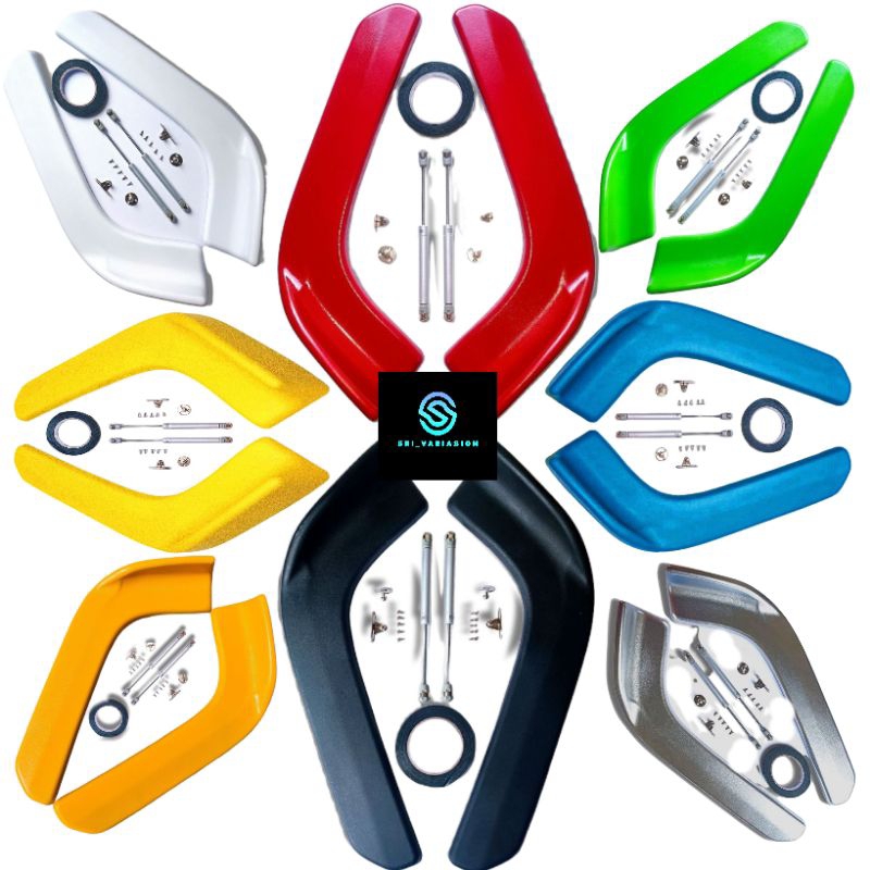 Winglet mobil / Winglet Lips Bumper Mobil Universal Paket Winglet + Hidrolik