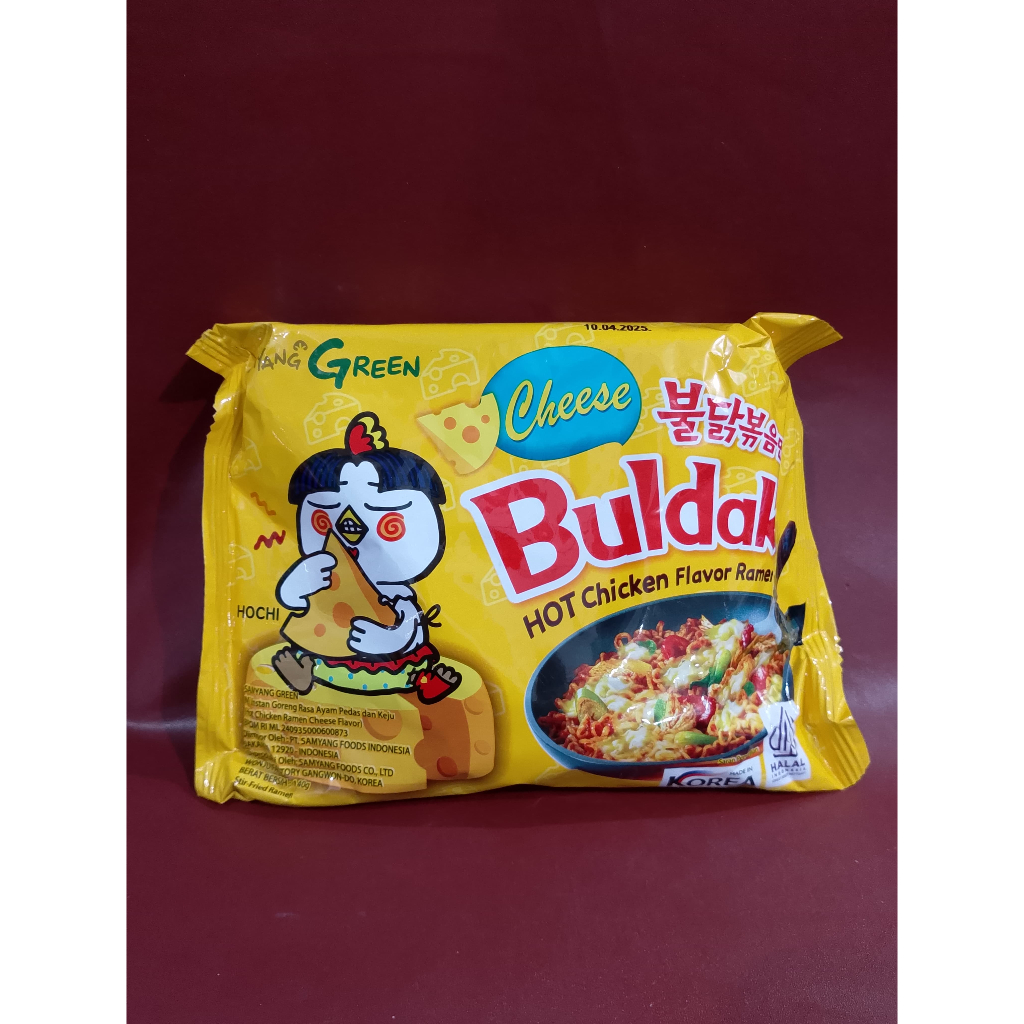 

Samyang Hot Chicken Ramen Cheese 140g - Ramen Pedas Keju Samyang
