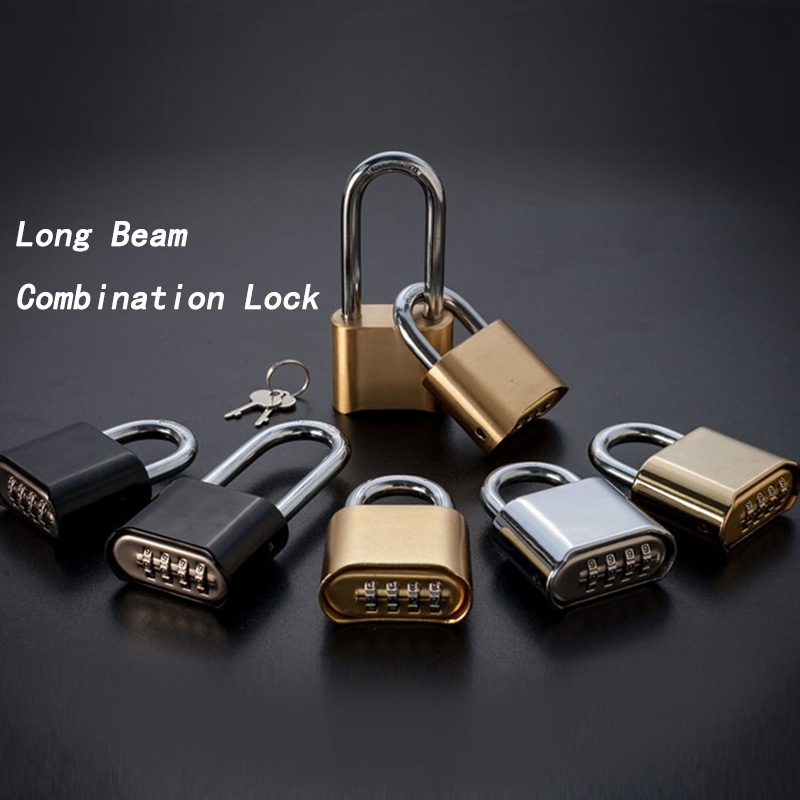 adf Gembok Kombinasi Anti Potong Wateroof Gembok Kode Angka Kombinasi 4 Dit Gembok Pengaman Anti Air