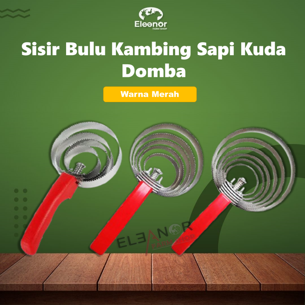 Sisir Hewan Kambing Ettawa Domba Sapi Babi Sisir Pembersih Bulu Kuda Sisir Anjing Kucing