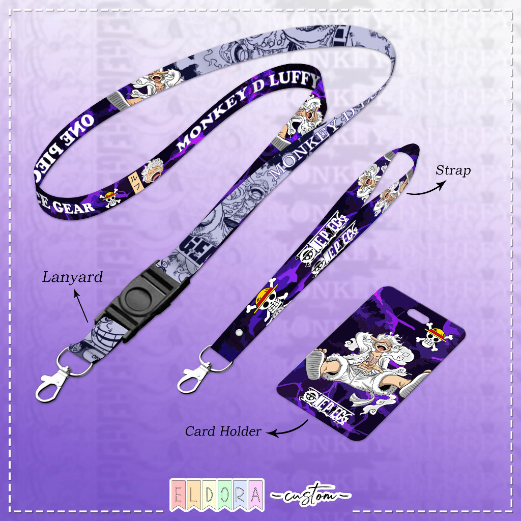 

[LANYARD] Strap id card holder Gear set gantungan kunci - tali hp - tempat kartu - name tag