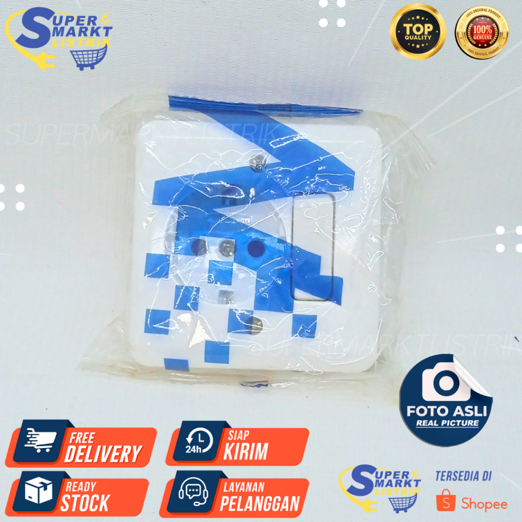 Stop Kontak IB Arde Morgen Saklar Engkel + Stop Kontak MG-8853