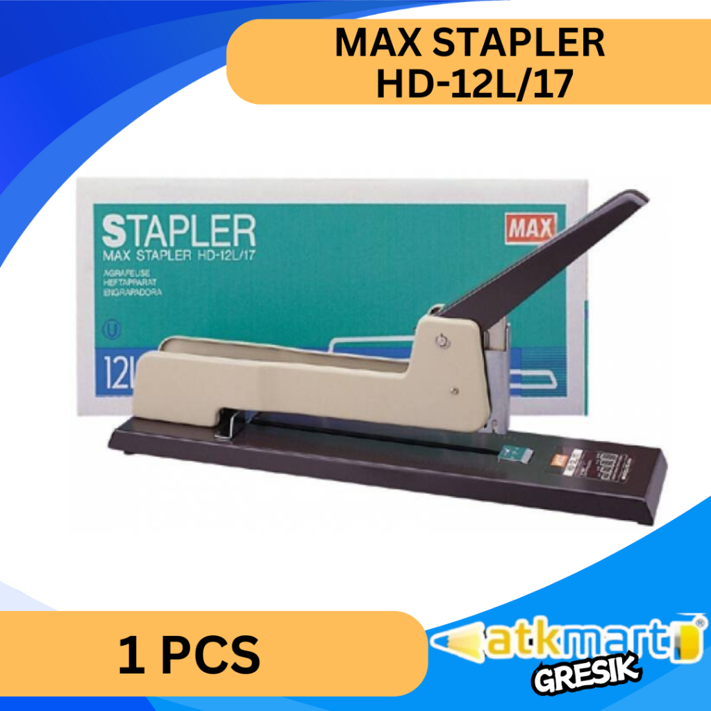 

(TERMURAH) MAX STAPLER TYPE HD 12 L/17 STAPLER BESAR STAPLER UNTUK BUKU STAPLER UNTUK USAHA FOTOCOPY
