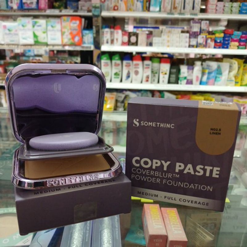 Somethinc Copy Paste Coverblur Powder Foundation | Bedak Padat Somethinc Untuk Kulit Berjerawat