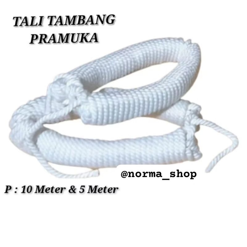

TALI TAMBANG PRAMUKA Marlon 5 dan 10 Meter Tali Serat Nilon / Nylon