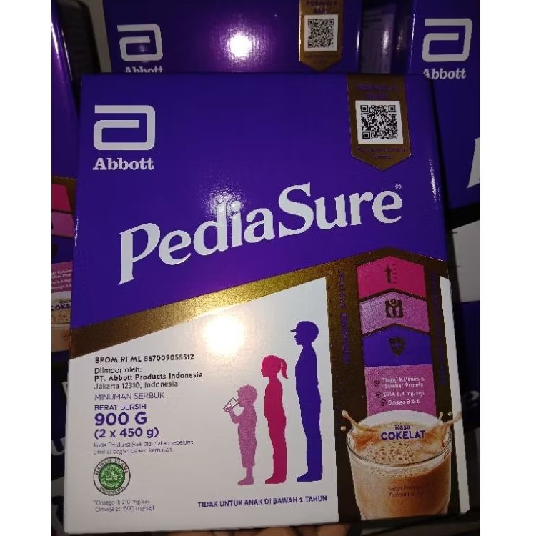 

Pediasure Cokelat 900 gram BOX hemat 2x450gr Susu penambah nafsu makan