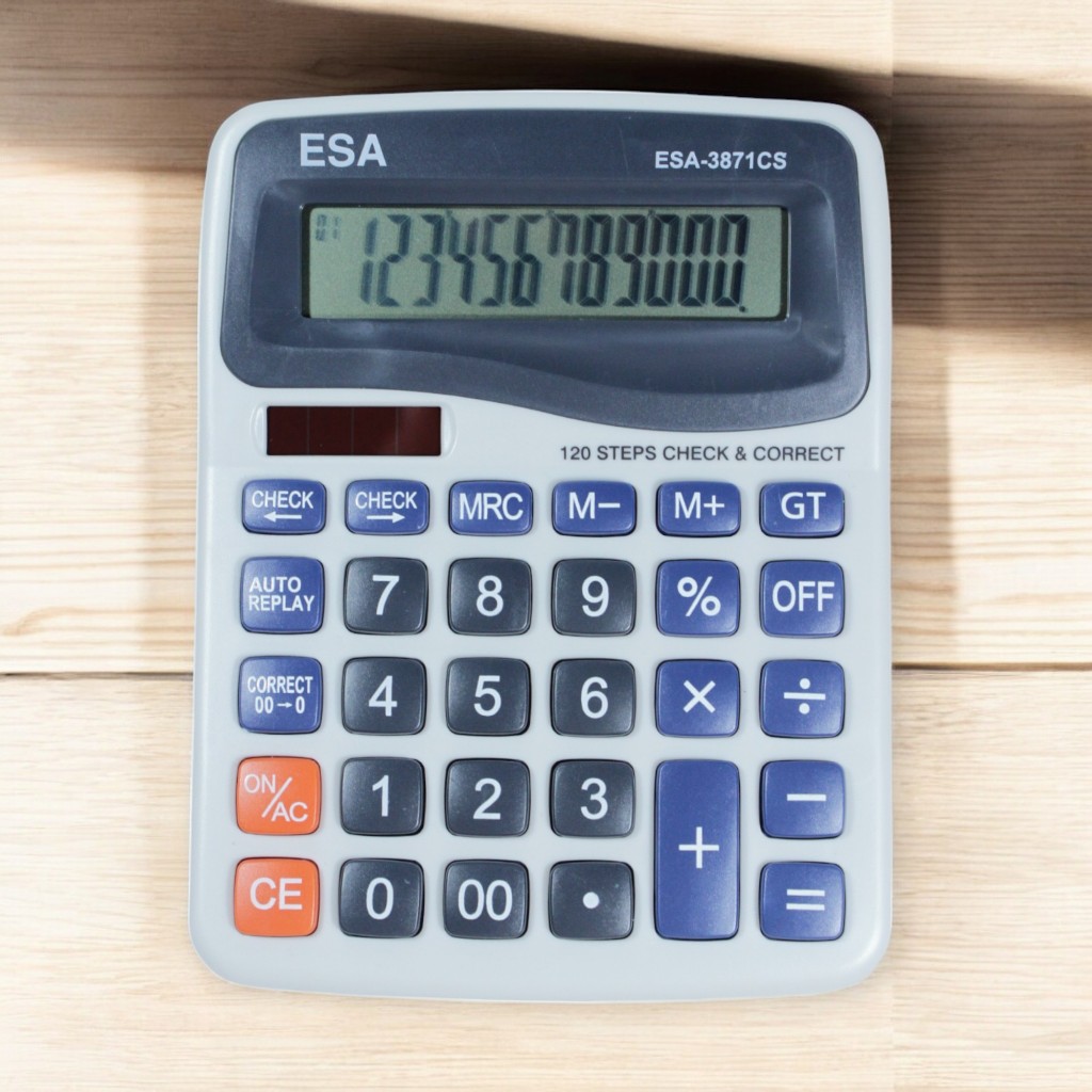 

ESA Kalkulator Dagang 12 Digits Check Correct Layar Lebar 3871CS