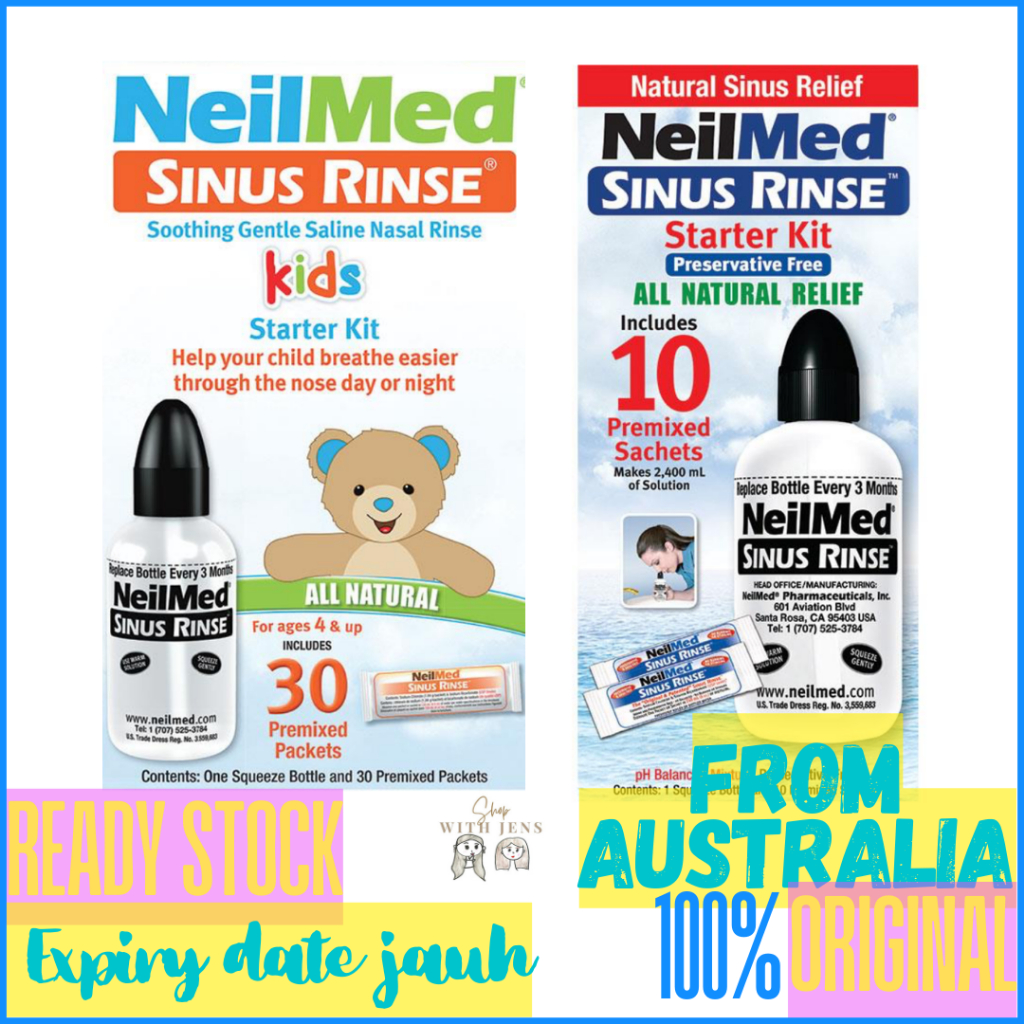 Neilmed Sinus Gentle Nasal Rinse Starter Kit Kids / Normal Adults Botol