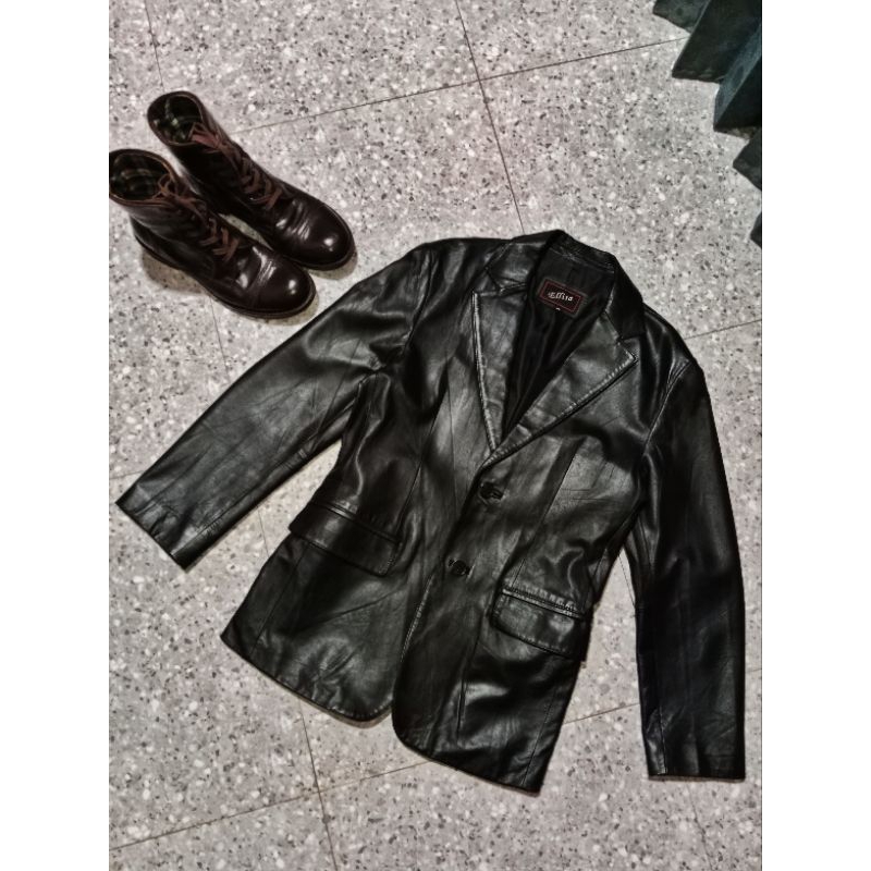 Jas/blazer kulit second