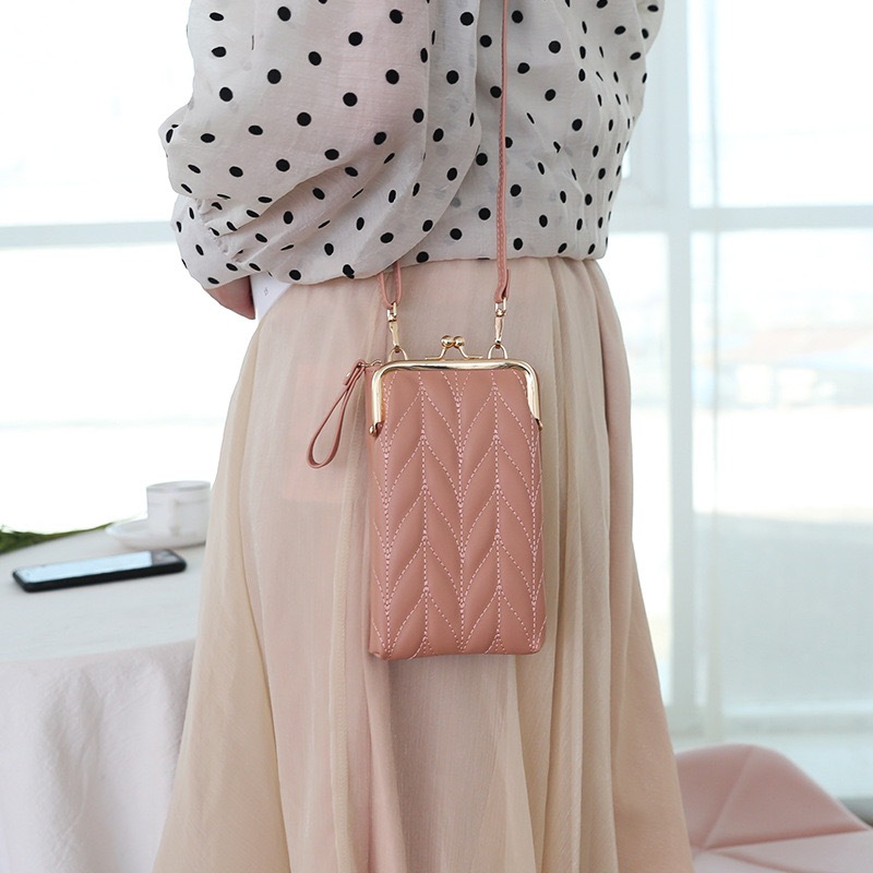 Forever Young LR022 Dompet Tas Selempang Wanita Tali Panjang Muat HP Besar Cocok Pesta / Kondangan