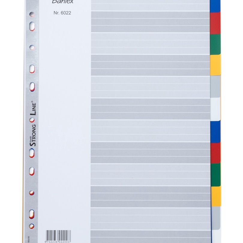 

Terbatas Bantex Divider Pembatas Binder A4 12 Lembar Index Warna 622