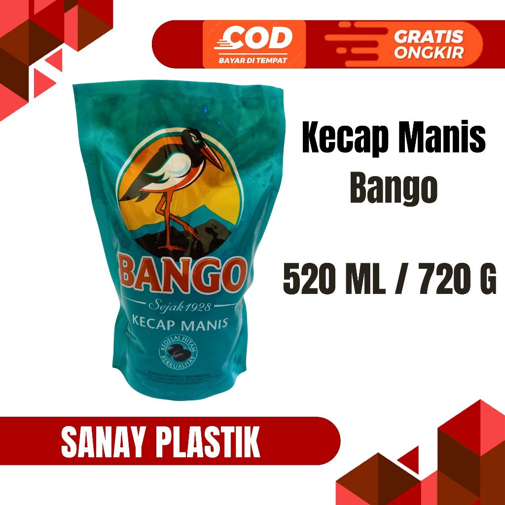 

BANGO KECAP MANIS REFILL 720g 520 ML