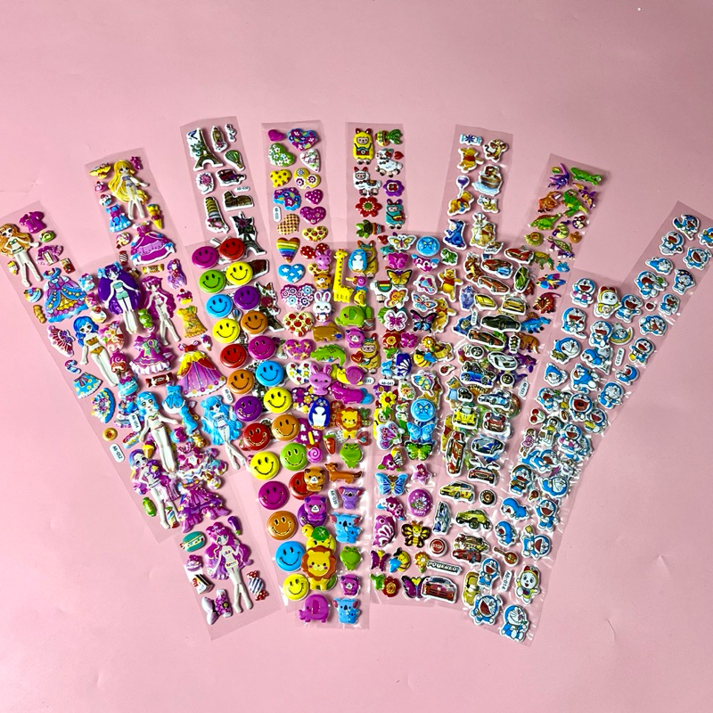 

Sticker timbul panjang anak lucu karakter sticker mainan anak perempuan lucu mainann edukasi anak party kuy