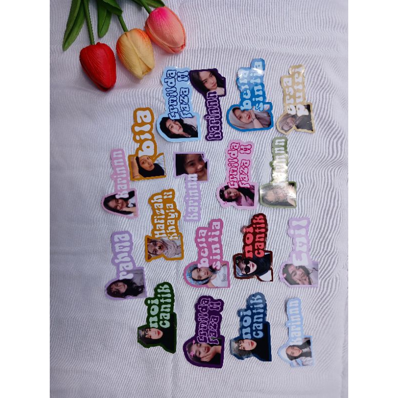 

STIKER CUSTOM FOTO + NAMA