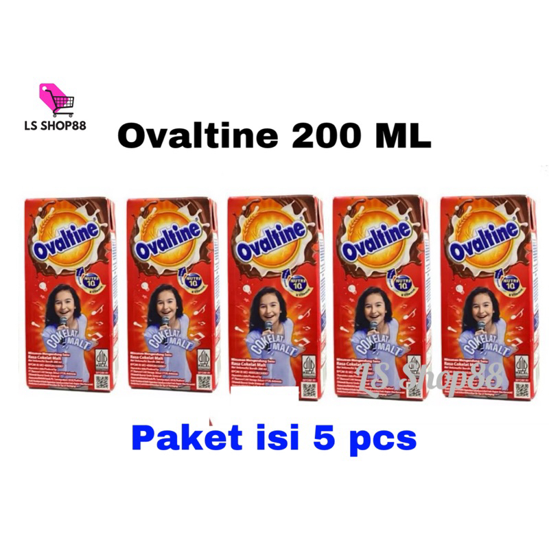 

Ovaltine UHT Choco Malt 200ml ( Paket isi 5 pcs)