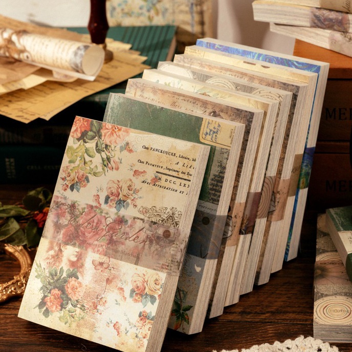 

KI3 MAPLESOL1 LEMBAR AESTHETIC DECO PAPER VINTAGE RETRO SCRAPBOOK JOURNALING KIT KES DECO 1 Lembar Vintage Junk Journal Scrapbook