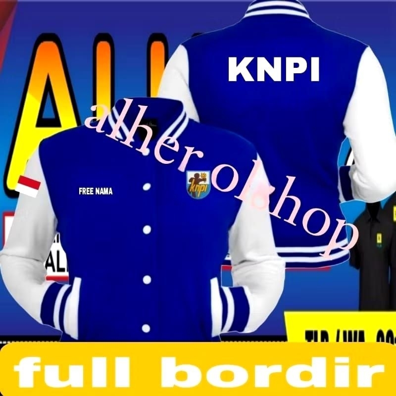 Jaket bordir KNPI jaket KNPI jaket seragam KNPI jaket baseball KNPI jaket varsity KNPI jaket kerja K