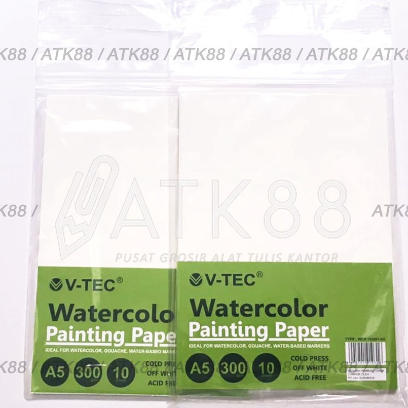 

KP8 VTec Watercolor Paper A5 3gsm Cold Press