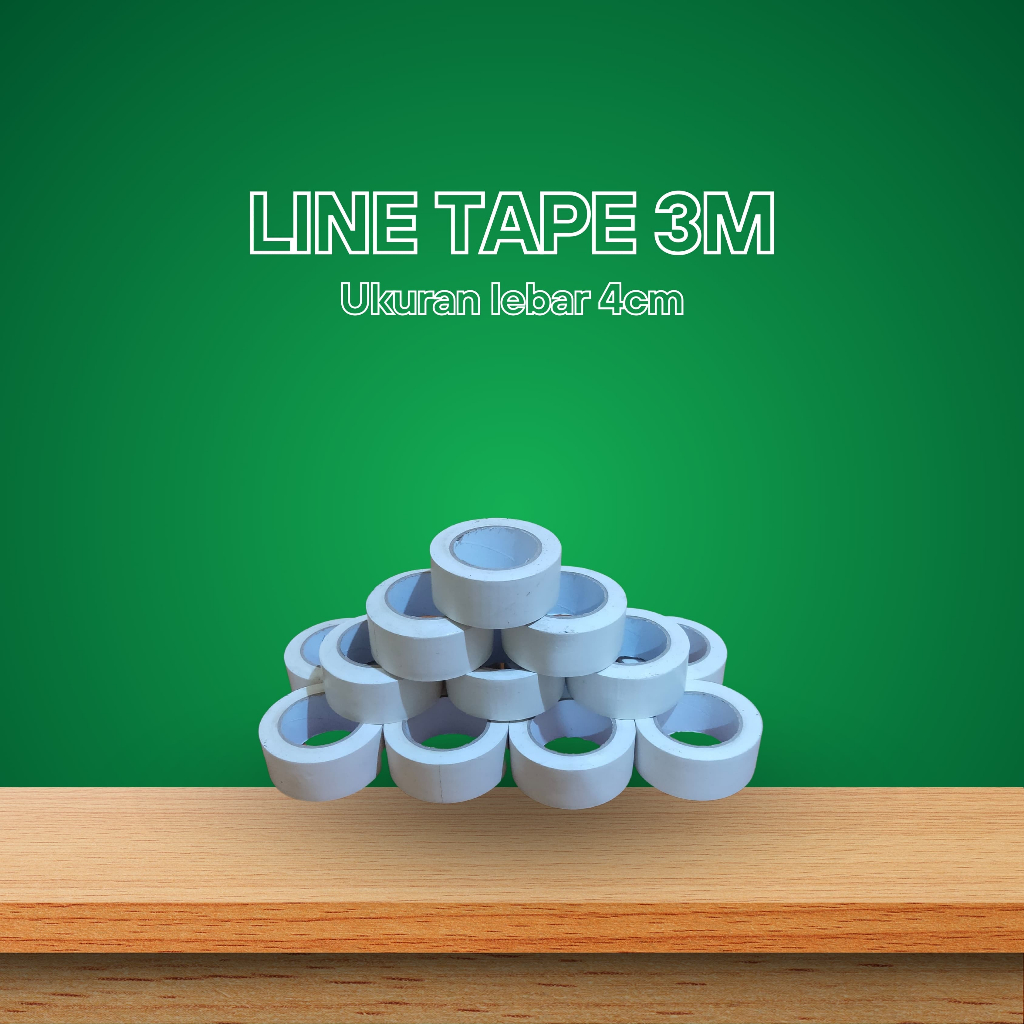 

Line Tipe 3M, bahan lentur dengan lebar 4 cm