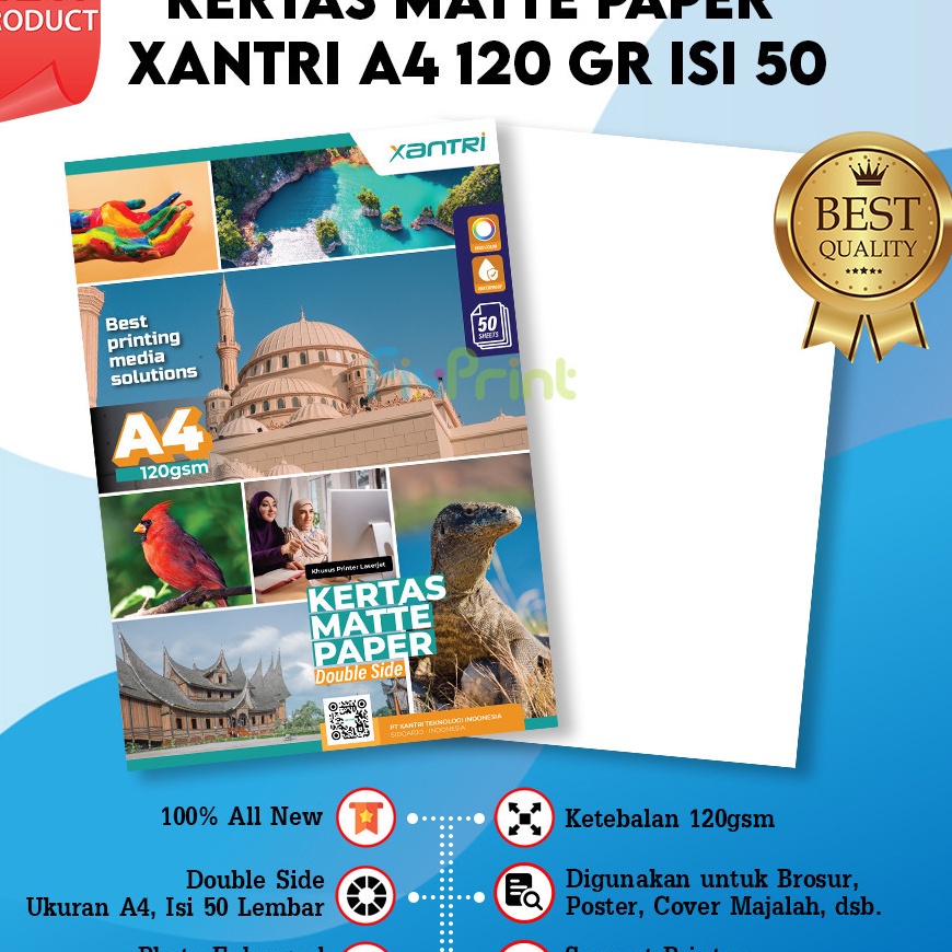 

FG2 Kes Matte A4 12gsm 1 pack5pcs