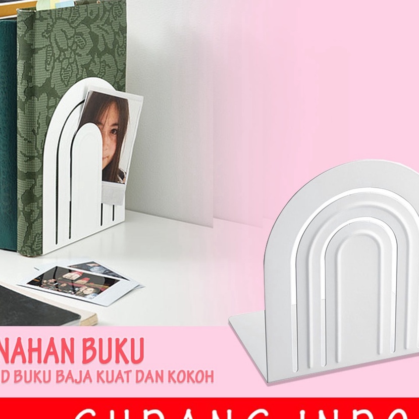

Murah Penahan buku 15x13 cm stand dekorasi buku Pembatas buku