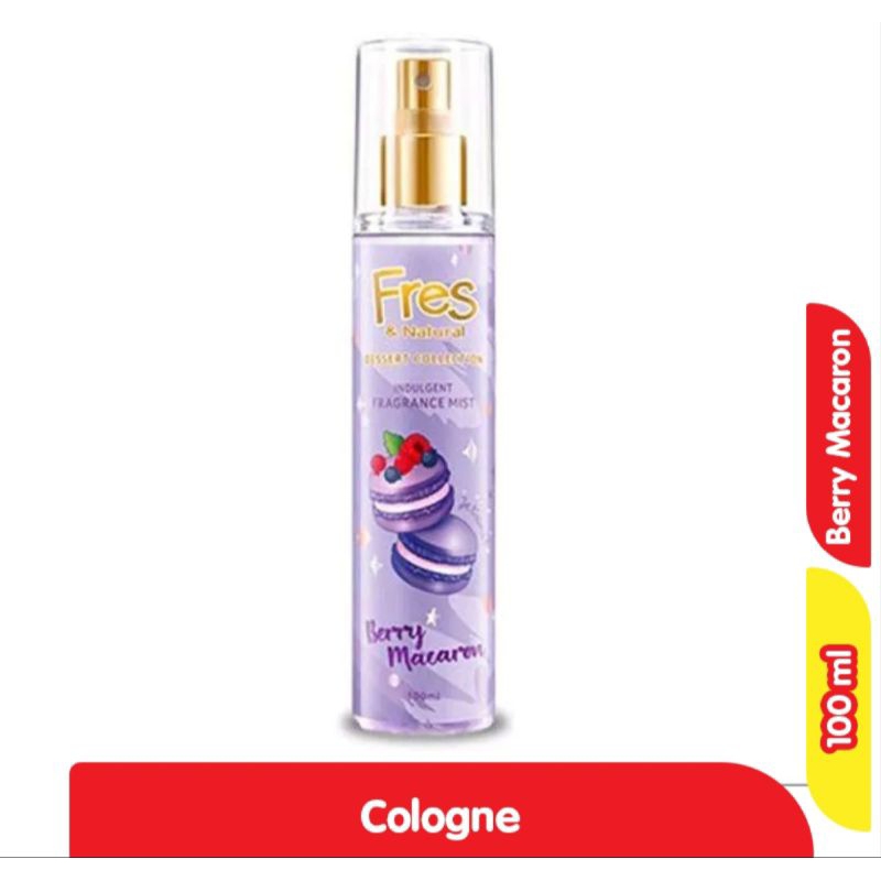 parfum fres 100ml natural dessert collection fragrance mist berry  macaron