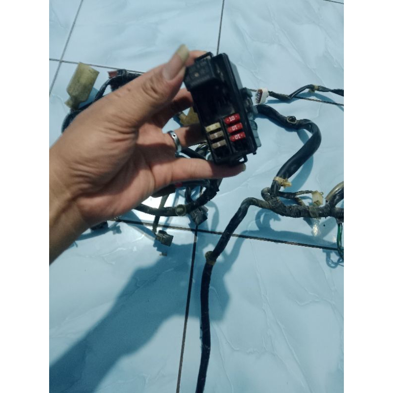Kabel body + kabel sikring honda beat 2015 stater halus kode k25-6001 second original copotan orsini