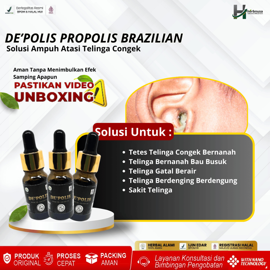 Obat Tetes Telinga Congek Bernanah Ampuh, Obat Congek Bernanah Menahun Pada anak dan Dewasa, Obat Te