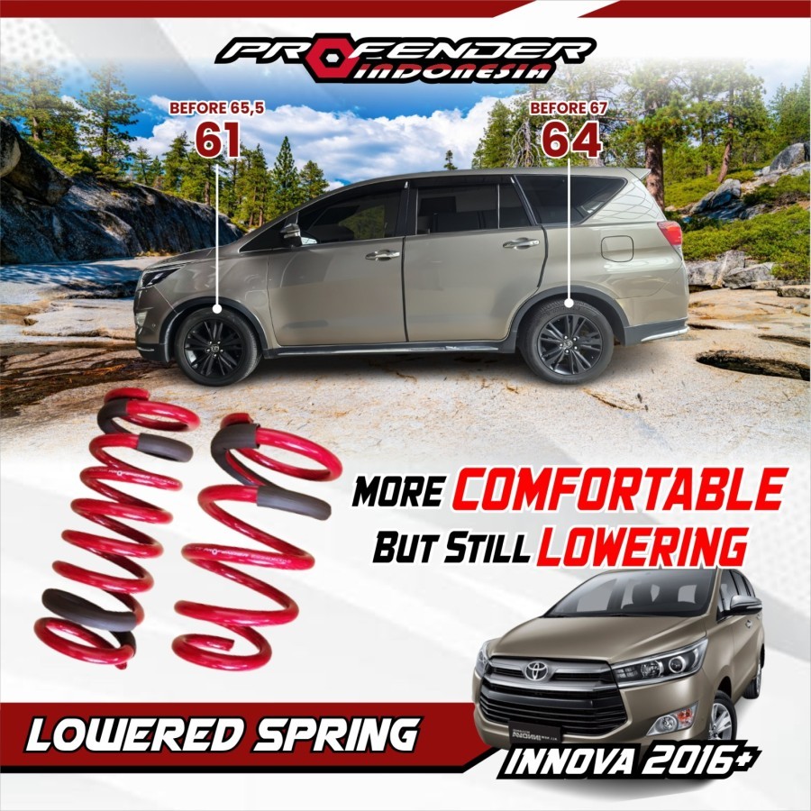 SPRING / PER CEPER PROFENDER INNOVA REBORN 2016+ LOWERED SPRING