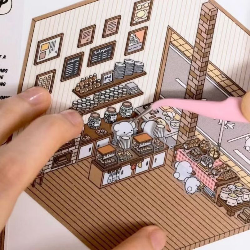 

Sticker Dekorasi Ruangan 3D Korea Varian Bakery Shop | Sticker 3D Korea | Sticker Sheet | Sticker Premium Satisfying Decoration | Sticker DIY | Deco Sticker 3D Korea Viral