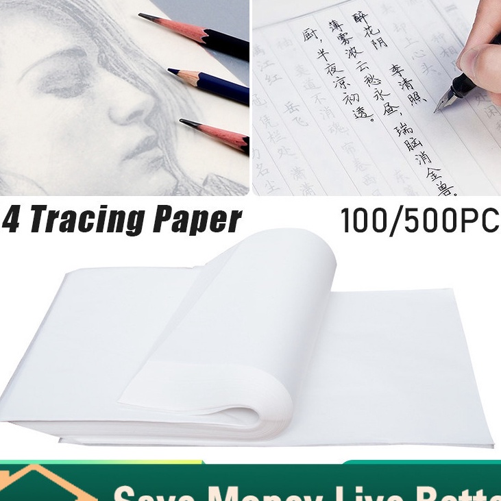 

KF7 Lembar Kes Kalkir Tracing Paper Translucent A4 Transfer Paper Ukuran A4