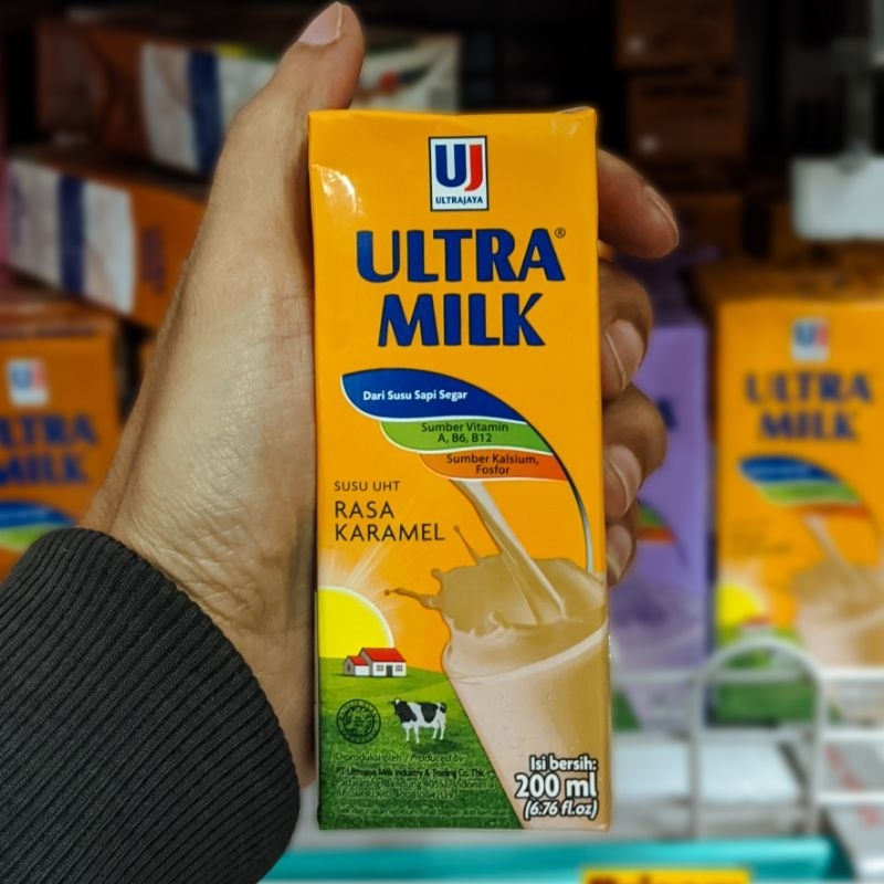 

Susu kotak UHT Ultra Milk 200ml 3 Varian Rasa