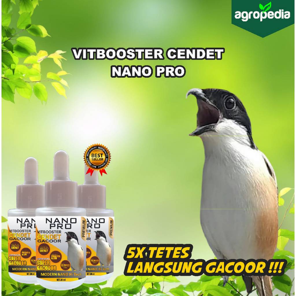 Vitamin Gacor Cendet / Doping Cendet Lomba / Vitamin Booster Cendet / Lomba Super Gacor 30ml