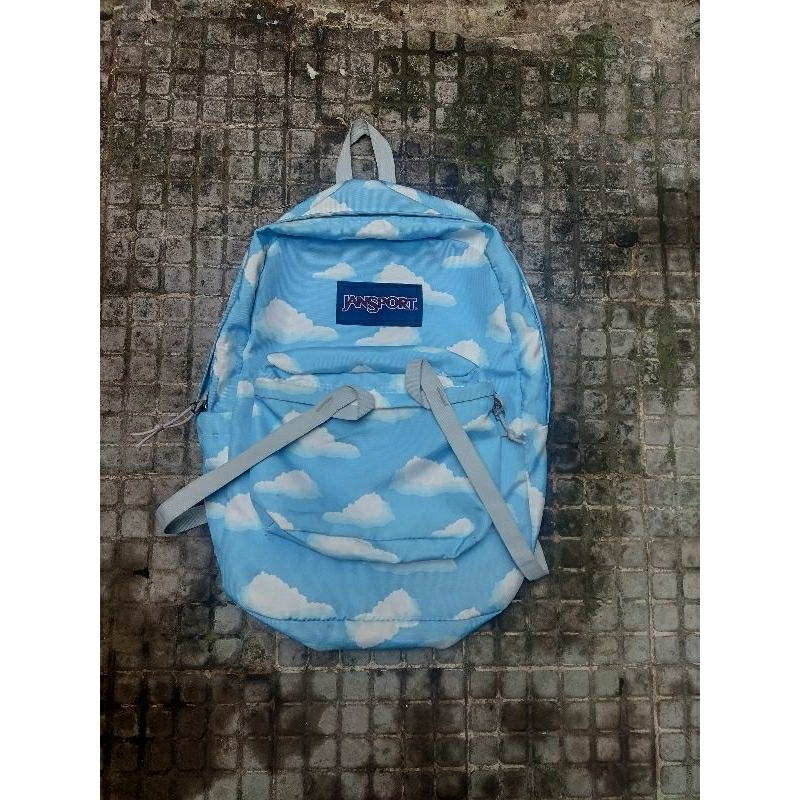 Tas jansport motif awan