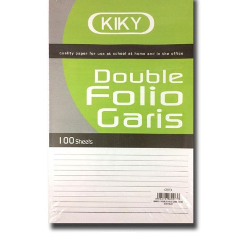 

KF7 Kes Double Folio Bergaris 1 lembar KIKY