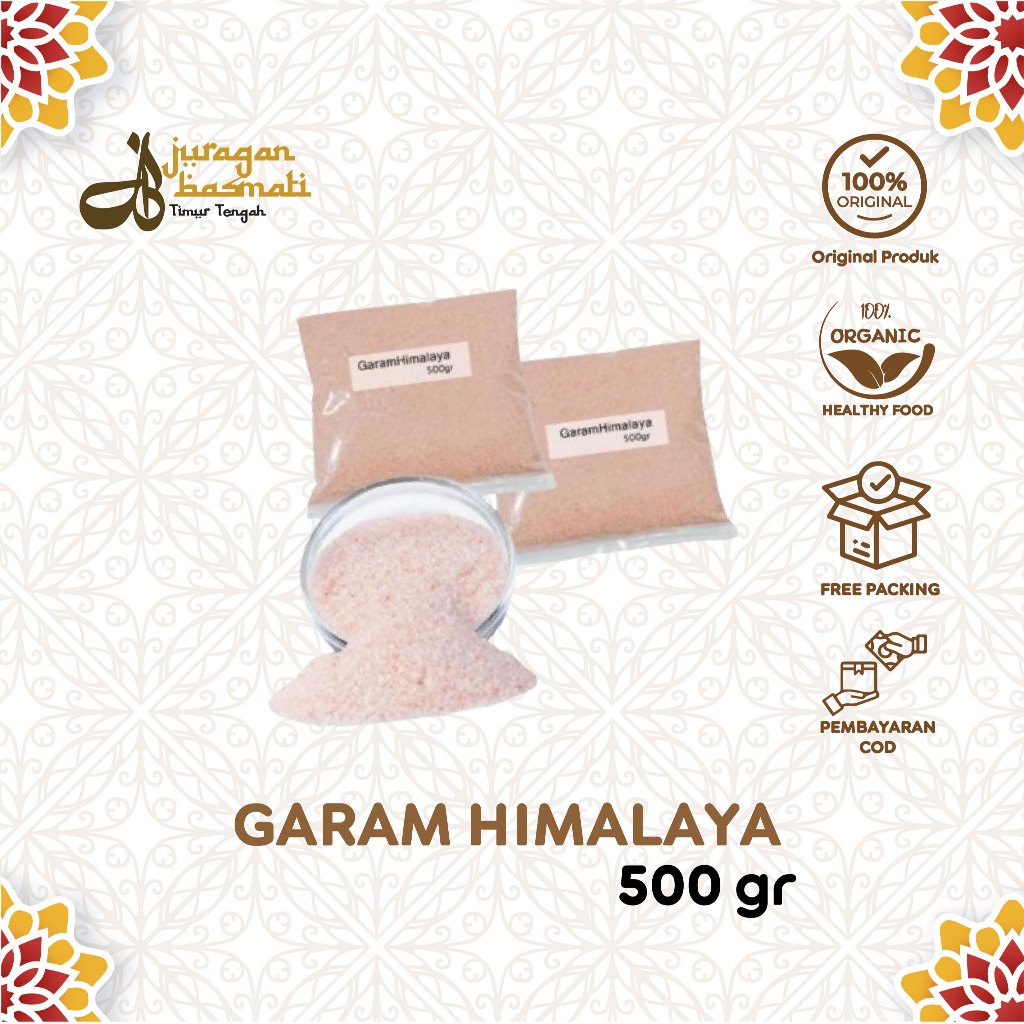 

Garam Himalaya Pink Salt 500gr