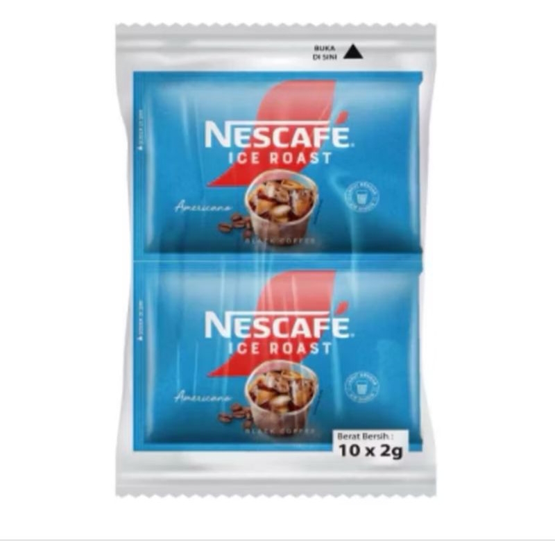 

Nescafe Ice Roast Kopi Instant Americano Kemasan 10 sachet x 2 gr